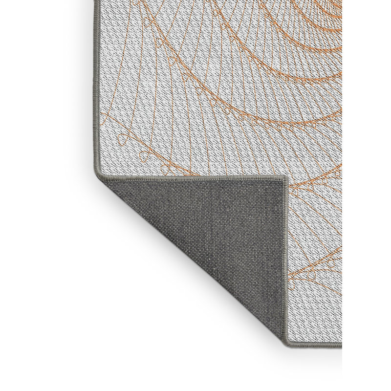 Tapis de zone jaune à motif, Rectangle 2 pi x 3 pi