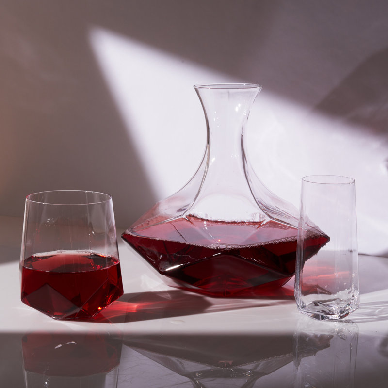 Viski Seneca ™ à facettes 64 oz. Carafe à vin