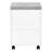 File Cabinet, Rolling Mobile, Storage Drawers, Printer Stand, Office, Work, White And Grey Cement Laminate, Contemporary, Modern