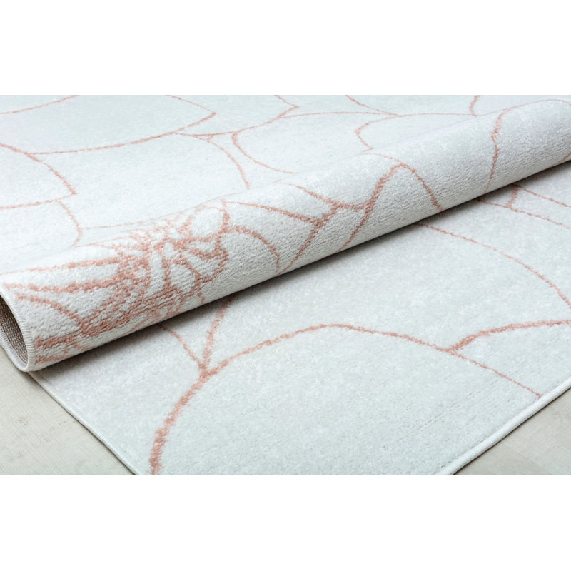 Tapis blanc Azalea, Rectangle 8 pi 3 po x 10 pi 0 po