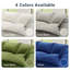 Canapé rembourré modulaire en L de 5 sièges 111,3 po Rino pour canapé de salon (blanc, gris, vert foncé, bleu)-354658819