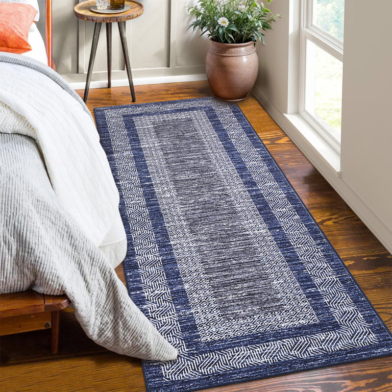Tapis Lavable à la machine Randolph, Tapis de couloir 2 pi x 6 pi