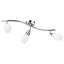 Arjon 3-Light 60cm Silver Ceiling Spotlight Bar