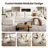 148" Down Cloud Couch, Oversized Modular Comfy Sofa for Living Room, U Shaped Sectional Couches with Detachable Sofa Cover, Storage Ottoman-60417067