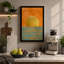 Horizon and Sun Minimalist - Wrapped Canvas-572279312-572279326