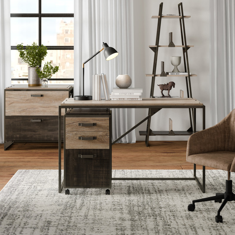 Kourtney 4 Piece Computer Desk Office Set