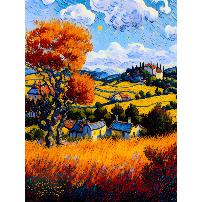 Collines de Provence V, H 32 po x l 24 po