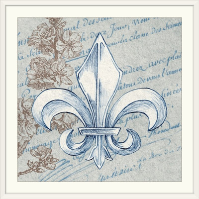 « french fleur de lis i », impression