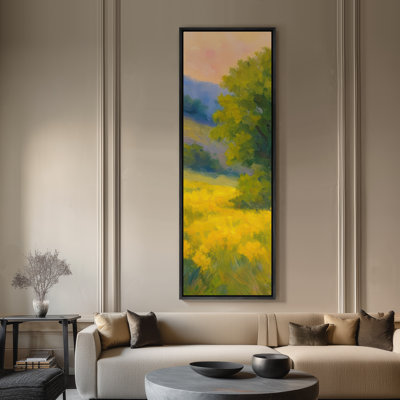 Large Framed Canvas Wall Art - 60"x20"