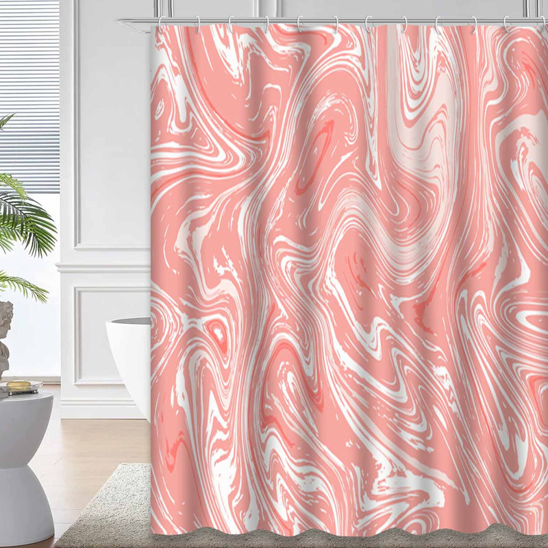 Rideau de douche Marble Marble, L 72 po x l 72 po