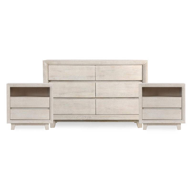 Reece 3-piece Nightstand Sand