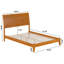Lit plateforme en bois massif Portland-1076907523-1076907530