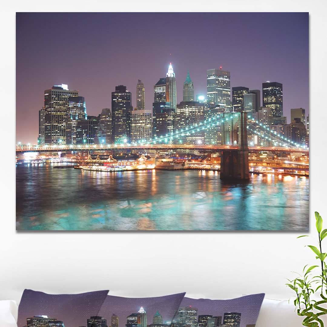 " New York City Manhattan Skyline " East Urban Home 