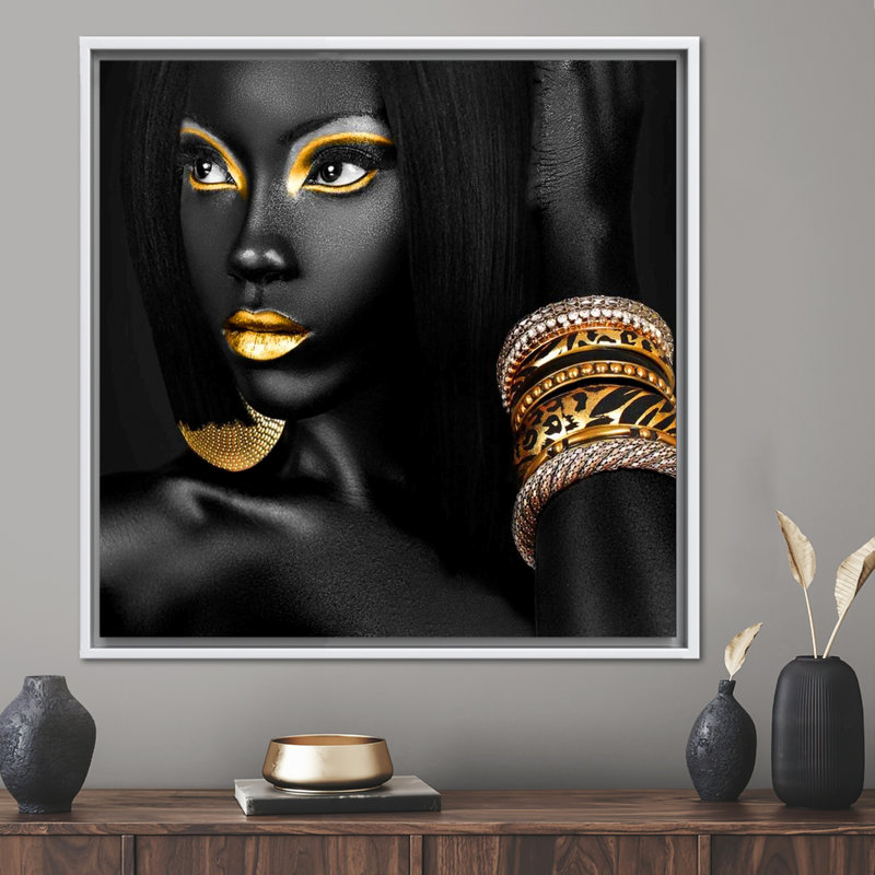 Print on Canvas, 20 cm H x 20 cm W, White, Framed Print without Mat