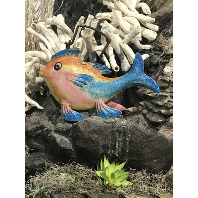Vase de table un poisson rouge Arzola