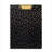 Clipboard Folio, Midnight Gold Dots