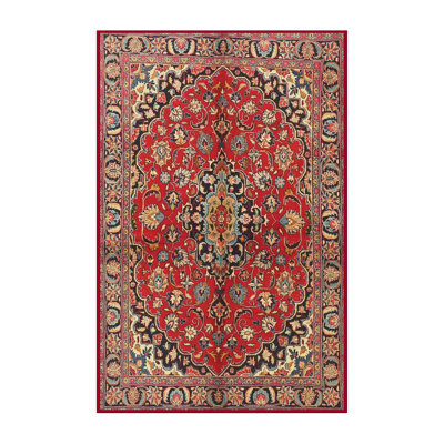 Tapis rouge/vert traditionnel Joffre