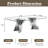 Bangor Glass Top Single Coffee Table-1156044909