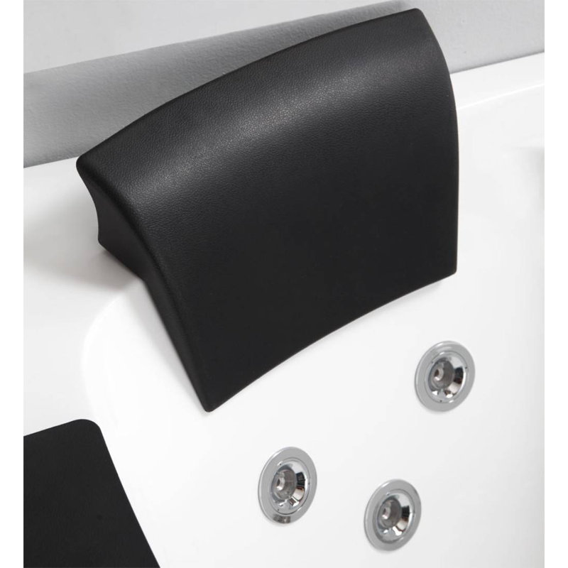 59'' x 39.4'' Whirlpool Bathtub with Faucet, Right
