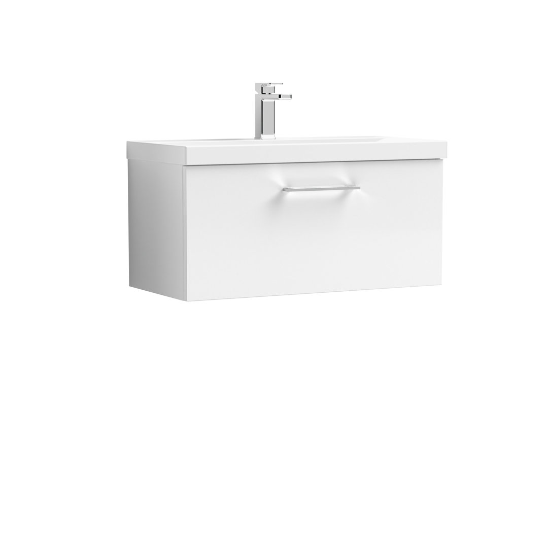 Arno 810mm Single Bathroom Vanity with Integrated Vitreous China Basin