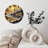 Reindeer Mountain Sunset 3D Wall Clock