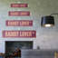 Rabbit Lover Street Sign Heavy Duty Plastic 4" X 18"