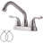 Centerset 2-handle Bathroom Faucet with Drain Assembly