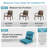 Deb Outdoor Patio Crescent Shape 6" Thick Seat & Back Furniture Cushion Set With Removable Cover-1700542437-1705623975-1706529235