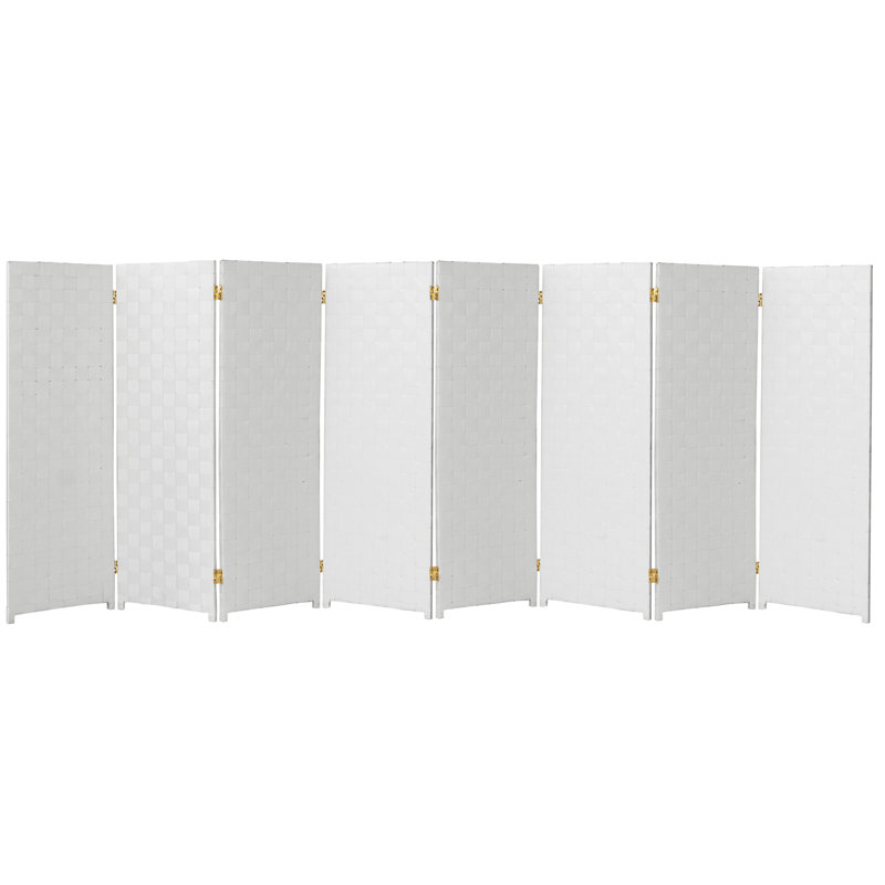 Outdoor Folding Screen, White, 3, 71" H