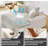 51 - Inch Comfortable Harbor Luxury Single Sofa: Two Pillows And One Backrest-117787903