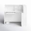 L-Shaped Solid + Manufactured Wood Reception Desk