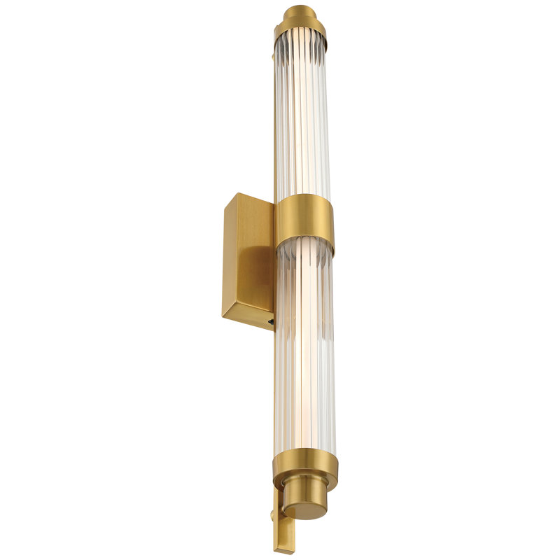 Meuble-lavabo à 3 lumières Julia Julia - finition laiton brossé antique, Antique Brushed Brass