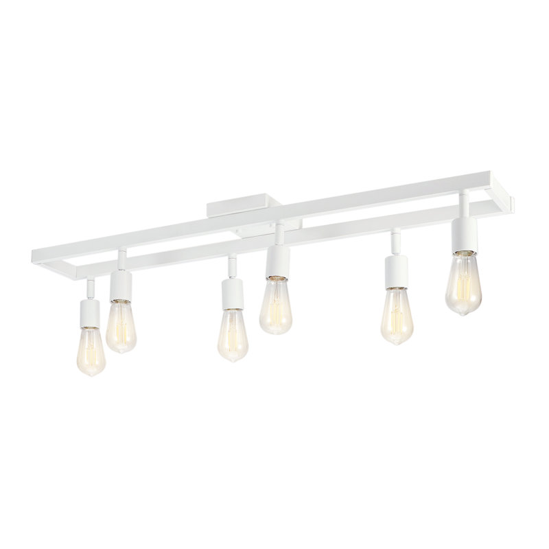 Ensemble d'éclairage sur rail 36 po 36 lumières standard 6 lumières, Blanc