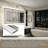 36 in. H Recessed/Surface Mount LED Medicine Cabinet with Mirror And GFCI-106766562