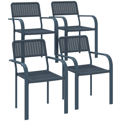 Stacking Patio Dining Armchair
