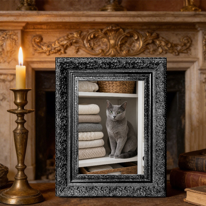 Cadre photo noir 1PC 11 "x 14" avec forme rectangulaire classique, Noir, 1, L 11 po x H 14 po