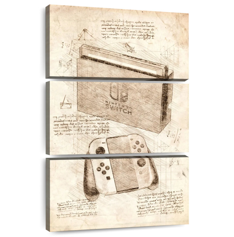 Keiraleigh Nintendo Switch Docked, 74" H x 48" W