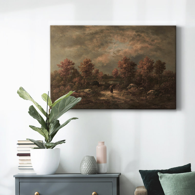 "Vintage Landscape -DXCV III" sur toile, H 33 po x l 49 po x P 1,5 po, Toile tendue