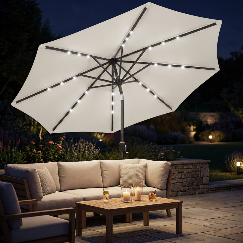 263cm Market Parasol, Cream