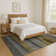 Premium Machine Washable Lubbers AMF1736 Stripe Rug