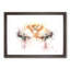 Pink Flamingo in Abstract - Framed Print-55768797-55768801