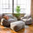 Big Joe Faux Leather Bean Bag Sofa-56362080