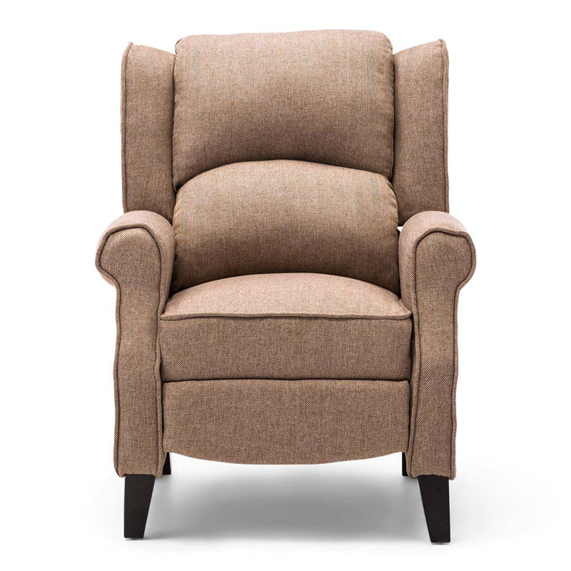 Lynnwood 80cm Wide Wing Chair Recliner, Beige