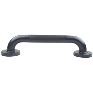 IMPEU 36-inch Knurled Bathtubs Shower Grab Bar, 1.25-Inch Diameter 1.25-Inch Diameter Elderly Bathroom Saftey Hand Rail, Great for Towel Bar, Door Handle, Anti-Slip Design, Brushed Nickel finishes (36 Inch)