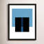 Black & Blue 2 by Jacques Pilon - Framed Wall Art-2144819993