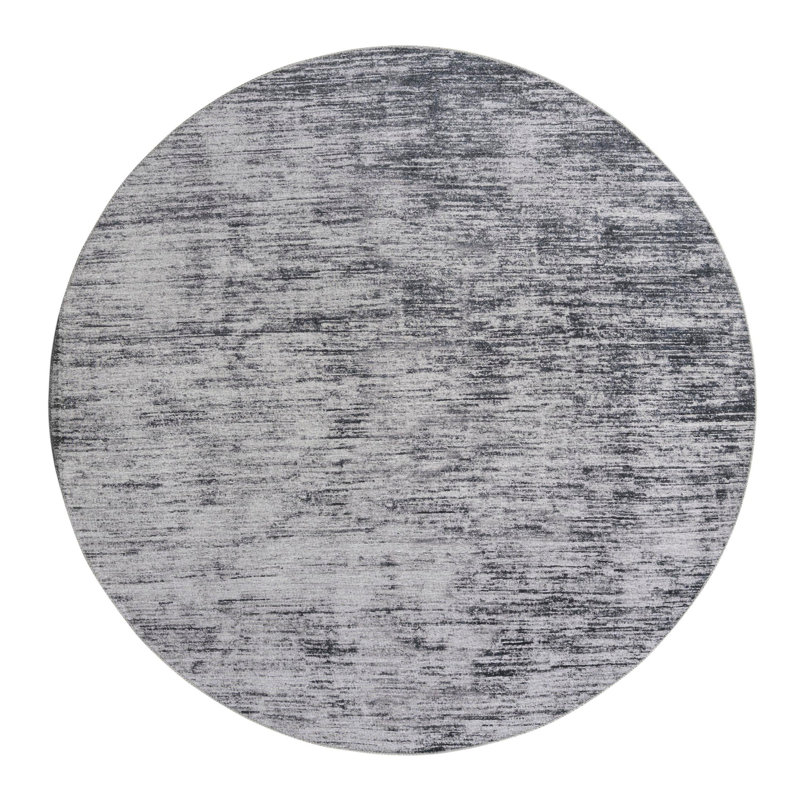 Monroy Chenille Indoor Rug, Round 7'7"