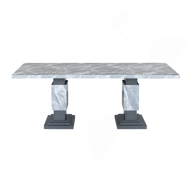 Table de salle à manger grise