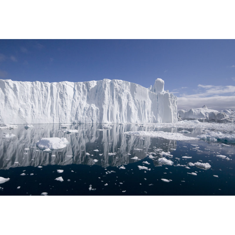 Iceberg Wall - Wrapped Canvas Print, 20cm H x 30cm W x 3.8cm D