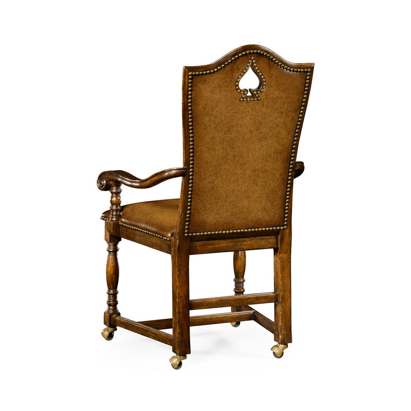 Country Farmhouse Leather Armchair