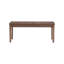 Banc de salle à manger avec siège en bois massif Lynfield, espresso